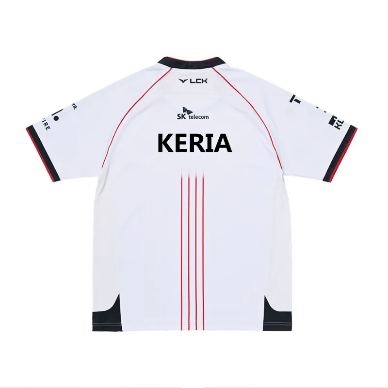 2024 T1 Worlds Uniform Jersey “Faker” Same Uniform T-shirt. T1 E