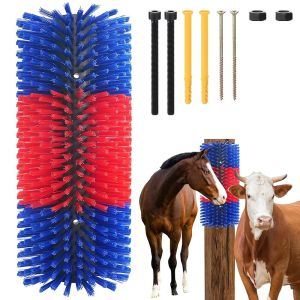 Livestock Scratching Brush 17.2 Inch Large Cattle and Horse Grooming Brush Itch Relief for Horses Goat CattleCowSheep and PigLivestock Supplies Animal Back Scratching (1PCS Black/Green)