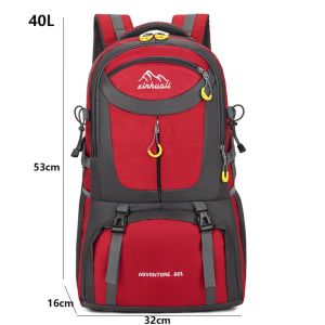 5211JEW 40/60L Sports Backpack Bags Universal Large Capacity Outdoor Backpacks Waterproof Trekking Bag
