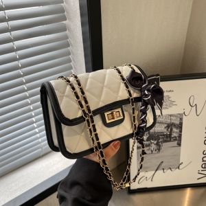 Ielgy kim cương nữ Túi Dây Xích túi đưa thư đeo vai đơn giản