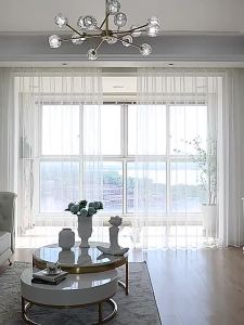 [SG] Sheer Curtain Blackout Curtains for Bedroom Day Curtain Transparent Gauze Yarn Transparent