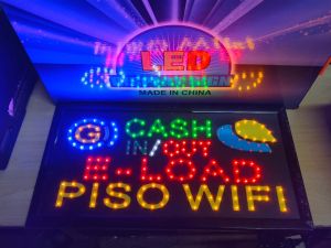 3n1 Led sign Gcash in/out E-load Piso Wifi