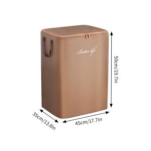 🚚SG Seller🚚 Waterproof Oxford Storage Baskets Foldable Clothes Storage Bag Wardrobe Cabinet Organizer Dustproof Clothing Storage Room Essentials