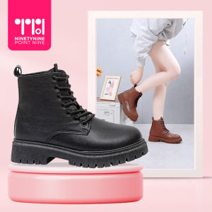99.9 Girls Fashion Martin High-Cut Faux Leather Lace-up Boots for Women [OL-9330X/OL-9331X/OL-9332X]