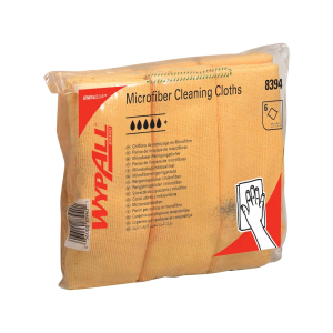 WYPALL General Clean Microfibre Cleaning Cloths - Yellow 8394 - (1 Bag) 6pcs/bag
