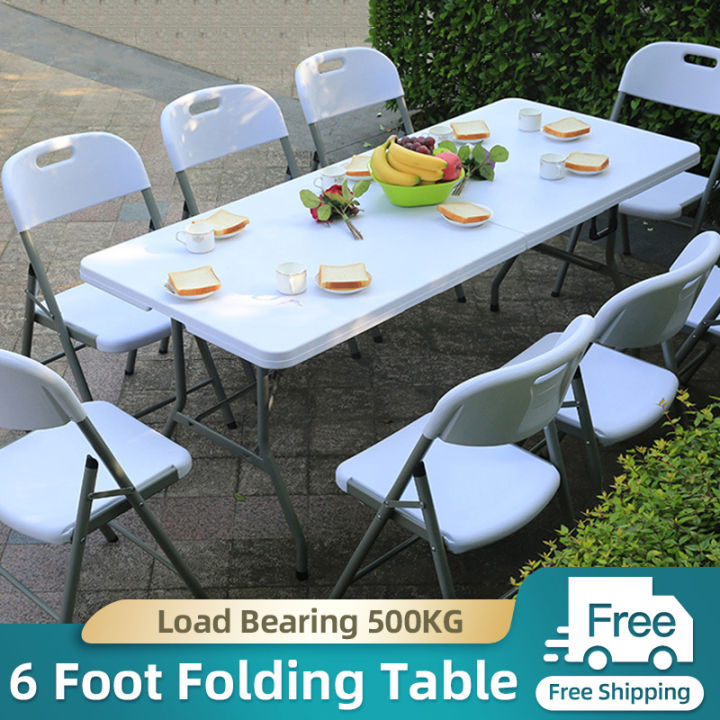Folding Table 6 FT/4FT For Family Gatherings/Outdoor Picnics/Company ...
