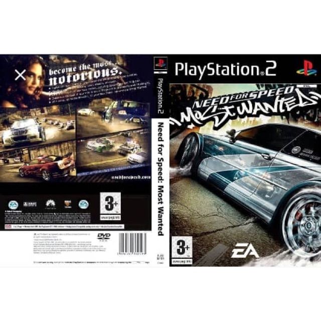 Jaquette Seule Du Jeu Need For Speed Most Wanted Pour PlayStation 2 (PS2) - état Correct