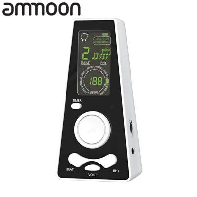 Electronic Digital Metronome with Timer Universal Electronic Metronome with Volume and Beat Speed Control Battery or USB Cable Powered for Guitar Piano Violin Drum