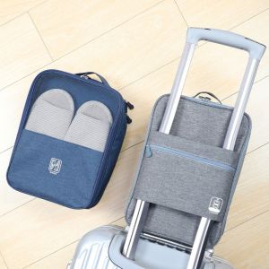 BLACKON Large Capacity Shoe Storage Bags Waterproof Breathable Shoes Packaging Pouch Portable Hanging Shoe Organizer for Business Trip