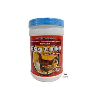 Battlecock Egg 1000 Water Soluble Powder Egg Booster 1 kilo and 20g