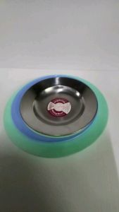 จานไนล่อน มี 3 ขนาด คละสี / จานสเตนเลส 14 cm