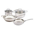 Chef's Classics Cilantro Stainless Steel Cookware Set, 7pcs. 