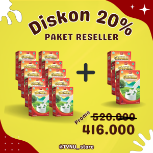 Gomilk Susu Kambing Etawa 13 Box - Buy 10 Get 3 Paket Reseller
