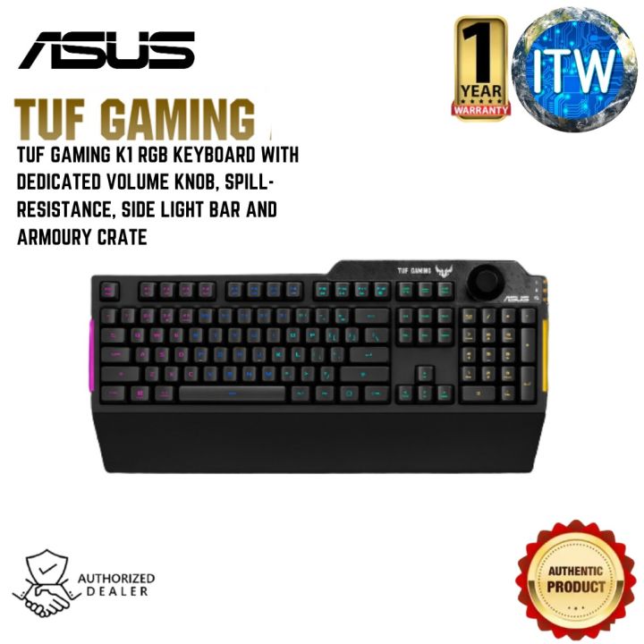 Asus Tuf Gaming K1 Rgb Wired Gaming Keyboard Lazada Ph