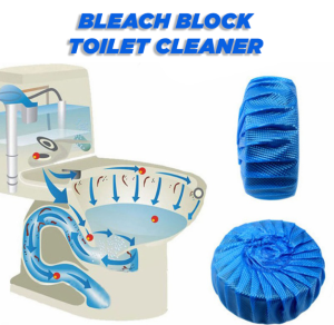 TOILET Bleach Toilet Bowl Cleaner Stain Remover Blue Tab and Tablet Flush Toilet Deodorant Pill Block - Guilty Pleasure