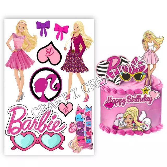 Barbie Dreamhouse Adventures Cake Decoration Topper - Walmart.com