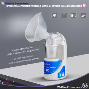 Portable Medical Asthma Inhaler Nebulizer Suitable Ultrasonic Atomizer for adults and children