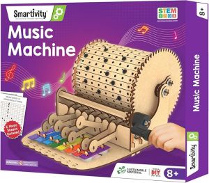 Smartivity DIY Music Machine Toy for Kids 8-9-10-11-12-13-14 Years Old I Create Your Own Music with 7 Preset Songs - Jingle Bells Happy Birthday & More I Christmas Birthday Gift for Girls & Boys | STEM Toy | Educational Toy