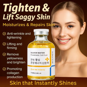 Salmon Water Light Anti-Wrinkle Essence for Hydrating Face Care Nourishing Moisturizing Collagen Rejuvenation and Smoothness in Beautiful Skincare