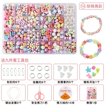 DAVU 5000Pcs Beads Kit 3mm Glass Beads Alphabet Letter Beads and Heart Shape bead for Name Bracelets Jewelry Making and Crafts