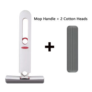 Mini Mop Sponge Mop Easy to Store Hidden Powerful Absorbent Mop Ceramic Drill Floor Cleaning