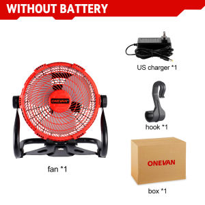 500W Electric Camping Fan 20000 RPM Wireless Fan Strong Wind Cooling Fan For Home Outdoor Working For Makita 18V Battery