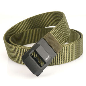 Dây Nịt Nam Chính Hãng TuShi Vải Bố Siêu Bền Đẹp Khóa Tự Động Bằng Thép Không Gỉ_Thắt Lưng Nam Vải CanVas