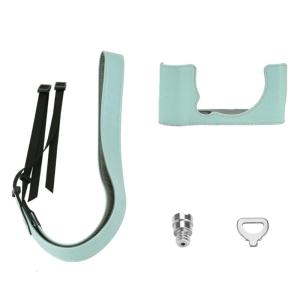 Leather Half Case Set for XM5 Camera Protections with Wrist Straps and Easy Access Design