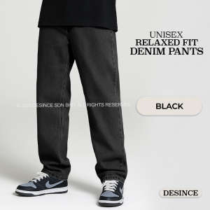 🇲🇾 DESINCE Men Harem Jeans Loose Fit Jeans Vintage Straight Haraju Pants Baggy Trouser Hiphop Denim Seluar Lelaki MP 044