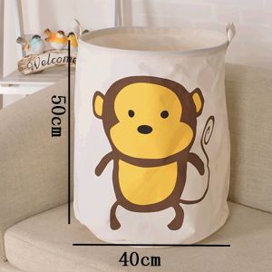 READY STOCK❤️Laundry basket Bag cartoon Basket Large-Capacity Waterproof Dirty Cloth Laundry Basket / Bakul Baju Kotor / Bakul Mainan
