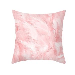 Pink Series Decorative Throw Pillow Case Cushion Cover  with Zipper 18 x 18 inches