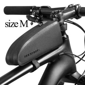 ROCKBROS Waterproof Bicycle Bags Black Nylon Cycling Top Front Tube Frame Bag Large Capacity MTB Road Bicycle Pannier
