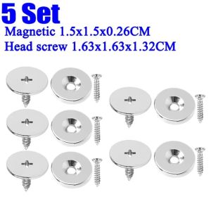 10Sets Cabinet Door Magnetic Closure Metal Magnetic Door Hidden Closing Magnetic Door Catch Closer For Cabinet Closet