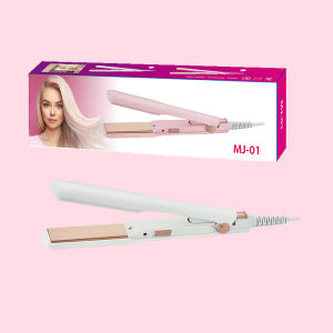 AE Dual-use hair straightener and curler small negative ion straightenermagic tool for straightening bangs in dormitories