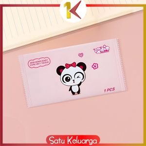 SK-C1137 Tisu Basah Mini Wipes Satuan Travel Size Wet Wipes Tissue Basah Serbaguna 1 Lembar Praktis