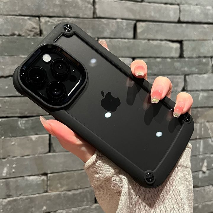 Shockproof Armor Bumper Case For iPhone 16 15 14 13 12 11 Pro Max XS XR