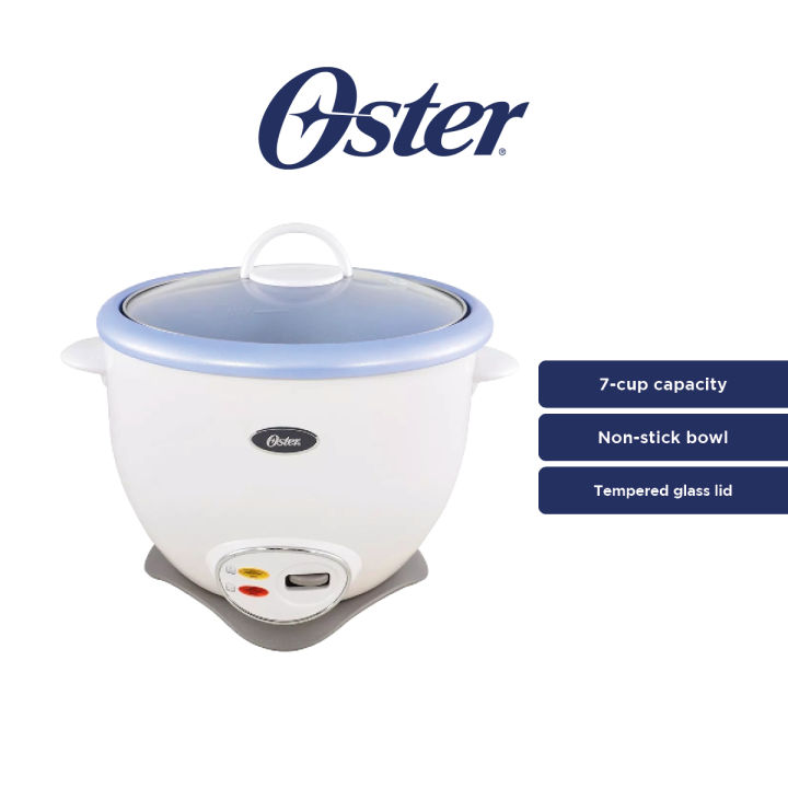 Oster® 7Cup MultiUse Rice Cooker with Nonstick Bowl and Tempered