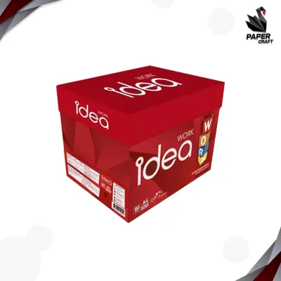 !! จำกัด 1 ลัง / บิล !! Idea Work (ไอเดียเวิค) กระดาษถ่ายเอกสาร กระดาษ ขนาด A4 หนา 80แกรม ( 5 รีม / ยกลัง )