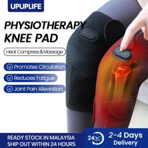 Electric Heating Knee Massage Support Pad Hot Compress Knee Brace for Elderly Arthritis Relief Injury Joint Pain