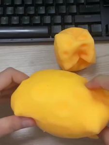 Extra Large Cheese Fidget Toy Slow Rebound Giant Realistic Squeeze Venting Toy