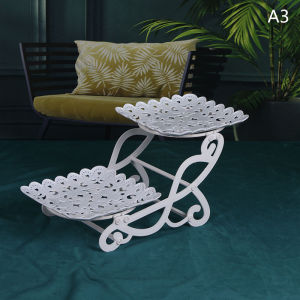 Ginca 1PC Nordic Dessert Rack Plastic Material Party Dessert Table Decoration Food Fruit Plate White Birthday Party Cake Stand