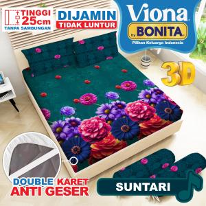 (TERMURAH) SPREI BONITA VIONA 160X200 QUEEN SIZE NO.2 HARGA PABRIK