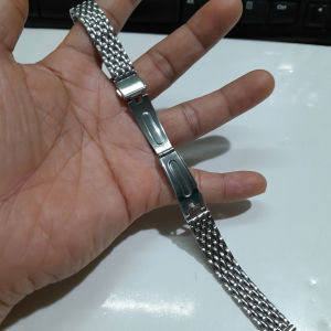 Dây đồng hồ Nhật nữ Size 12mm tháo máy thép không gỉ đã qua sử dụng