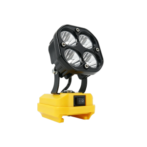 Portable Led 40W Square Auxiliary Spotlight Clover Outdoor Lighting Supplementary Light High Brightness Work Light Car Maintenance Light With Battery