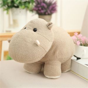 GONOVO Trẻ em Quà Tặng Trẻ em Đồ Chơi Đồ Chơi sang trọng Hà mã Plushies Cho Trẻ Em Nhà Bàn Trang Trí Nội Thất Hà Mã sang trọng Đồ Chơi Hà Mã Đồ Chơi Nhồi Bông Thú nhồi bông Búp Bê con voi