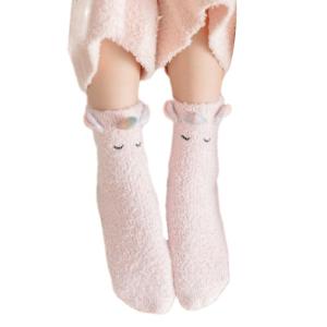 Warm Thick Socks Baby Ankle Socks for Toddlers Infants Children Kids Child Unicorns Pattern Socks Soft Breathable Socks