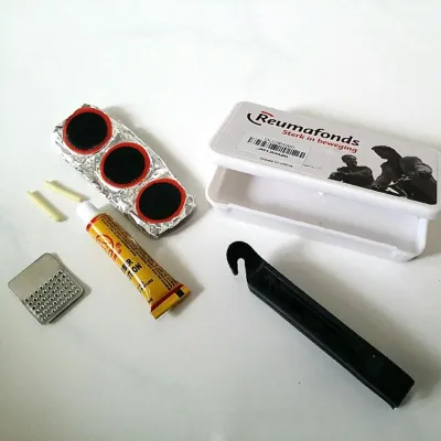 Bicycle Tire Puncture Tube Patch Repair Kit