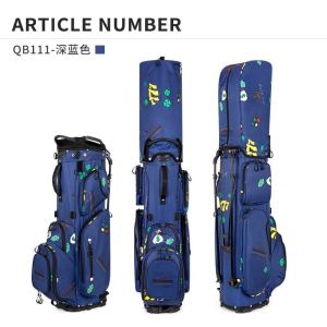 PGM Men Women Golf Stand Bags Ultra-light Nylon Graffiti Bag Large Capacity Training Accessory Hold 14pcs Clubs Multiple Pockets