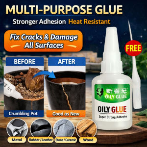 🔧 Strong Fast-Drying Adhesive For Plastic Metal Repair Welding Hardware - Oil-Based High Heat Resistant Aging Resistant Durable Glue - Viral Strong Adhesive