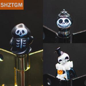 [COD] SHZTGM หัวบานพับฮาโลวีน เครื่องประดับขนาดเล็กบานพับประตูแบบกอธิคตกแต่งด้านบนสำหรับตกแต่งบ้านฮาโลวีน